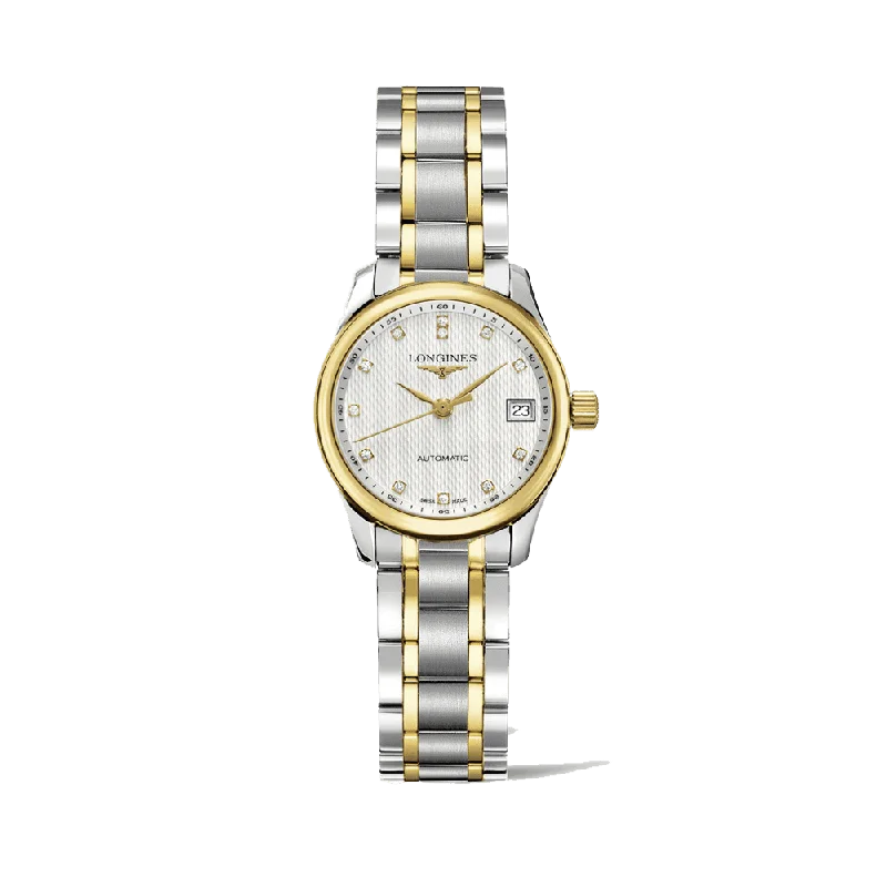 Longines Master Women's 25.50mm Stainless Steel & 18ct Gold Automatic Watch L2.128.5.77.7