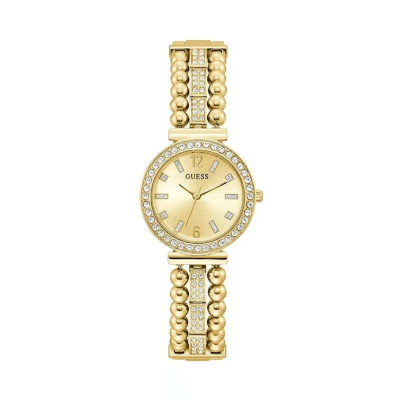 Guess Women's 30mm Gold PVD Quartz Watch GW0401L2