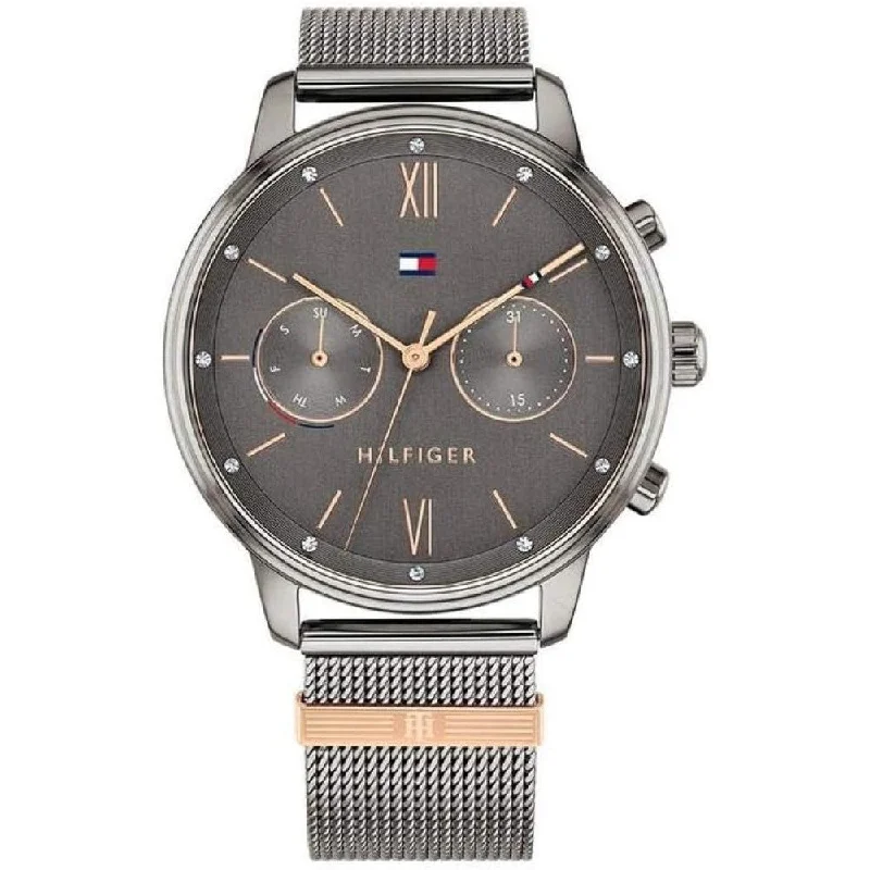 Tommy Hilfiger 1782304  Analogue Multifunction Quartz Watch for women with Stainless Steel mesh bracelet