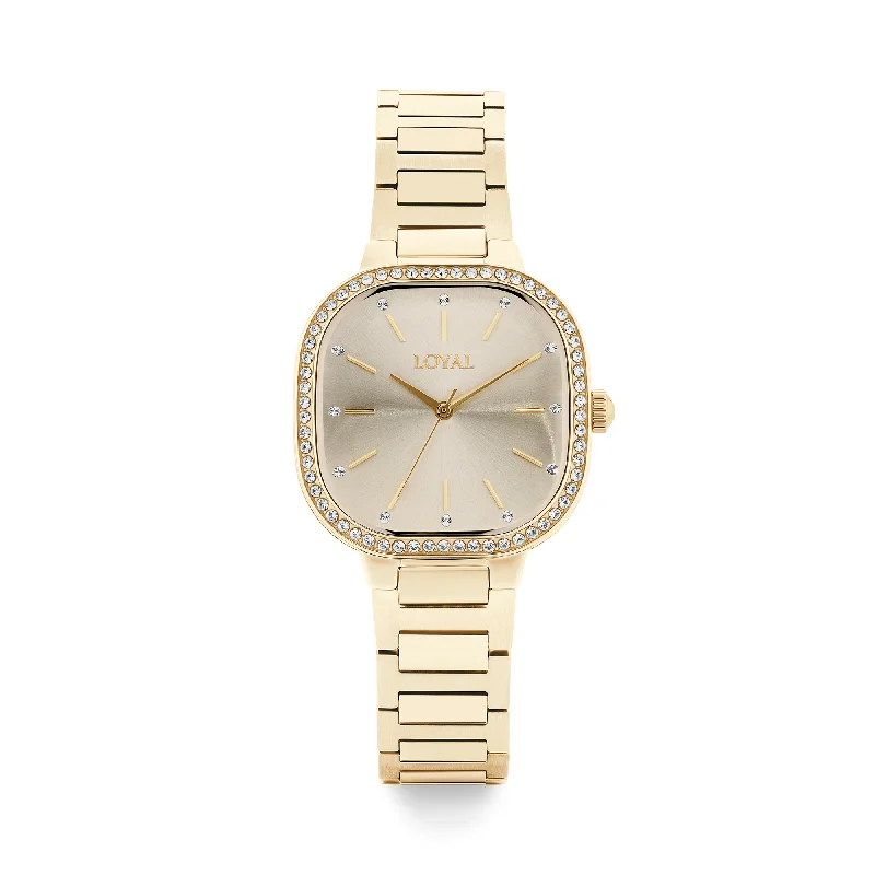 Loyal Academy Women's 30.50mm Gold Quartz Watch