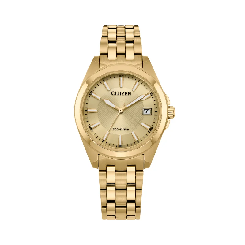 Citizen Eco Drive Women's 34mm Gold PVD Watch EO1222-50P