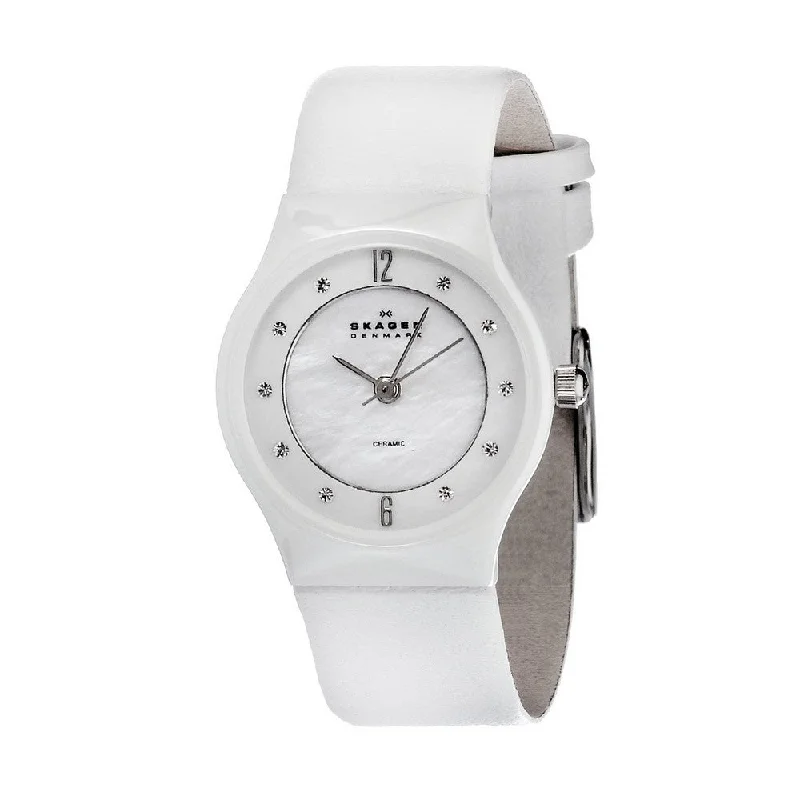 SKAGEN 233XSCLW Grenen Analogue White Dial Women's Watch