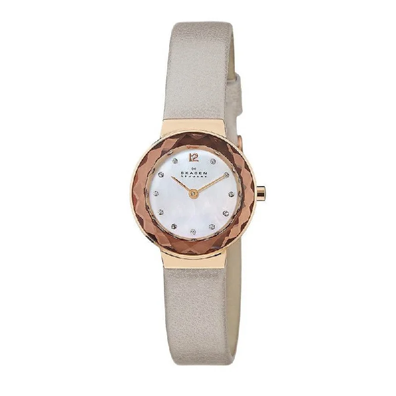 SKAGEN 456SRLT Leonora Analogue White Dial Women's Watch