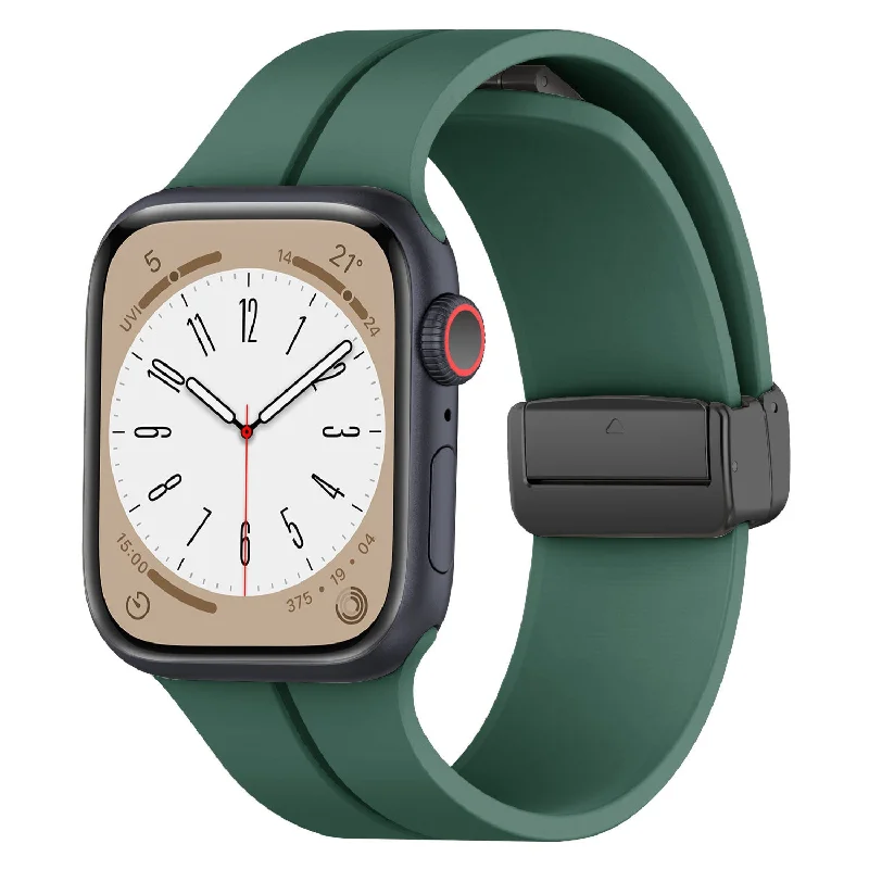 Apple Watch Magnetic D-Buckle Strap (Viridian)