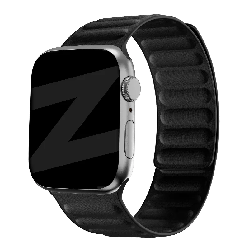 Bandz Apple Watch Magnetic Woven Strap (Black)