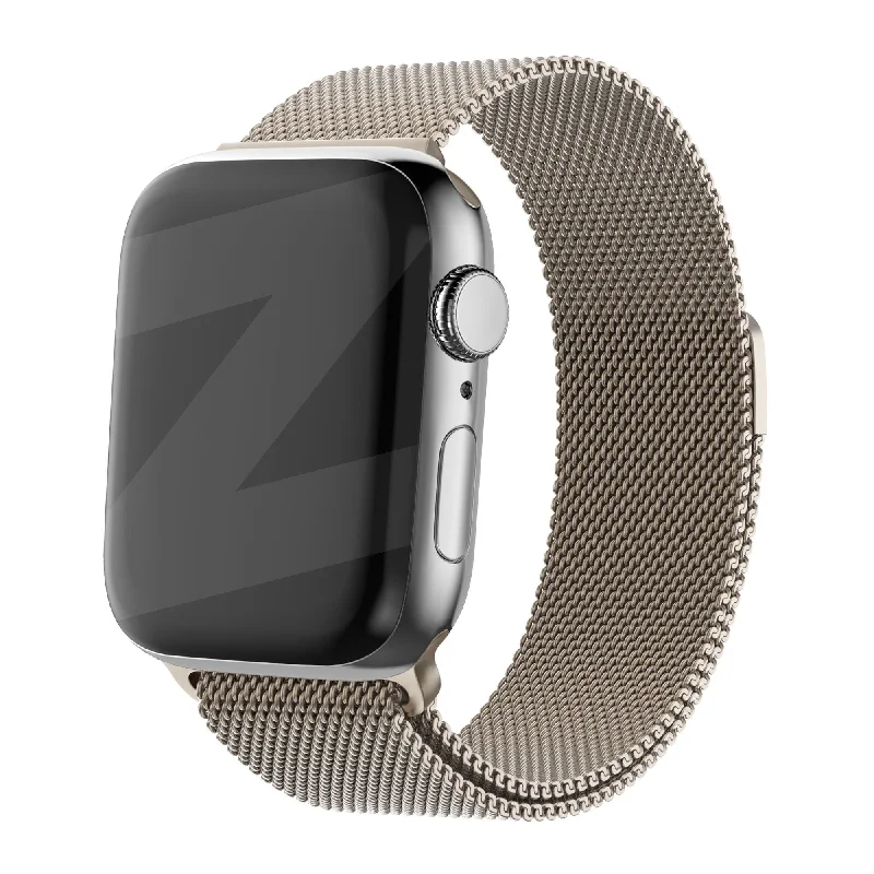 Bandz Apple Watch Milanese Strap 'Classic' (Starlight)