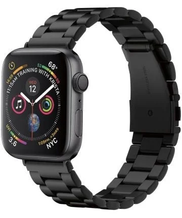 Spigen Apple Watch Modern Fit Stainless Steel Strap (Black)