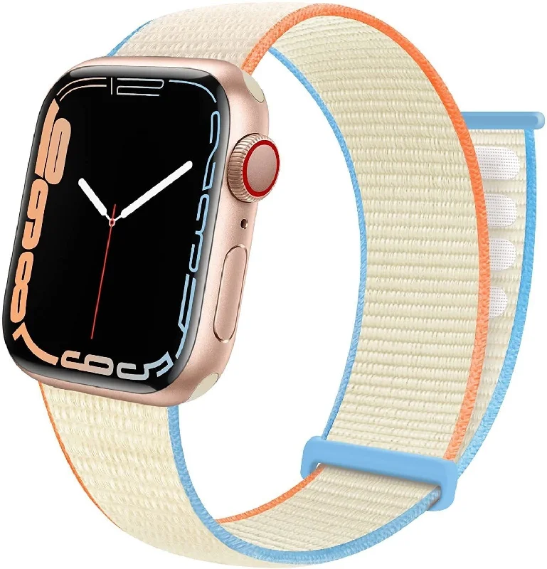 Apple watch Nylon Loop Strap (Milky White)