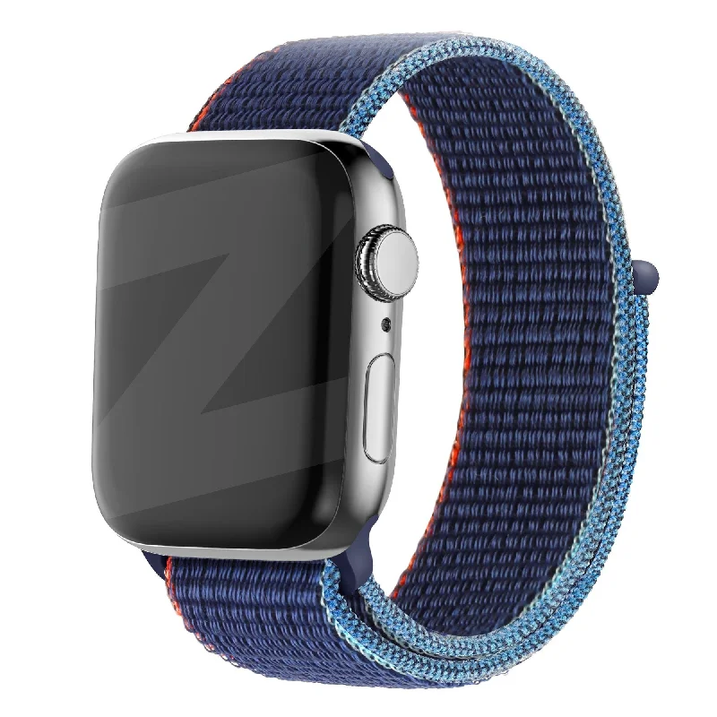 Bandz Apple Watch Nylon Strap 'Classic' (Dark Blue mix)