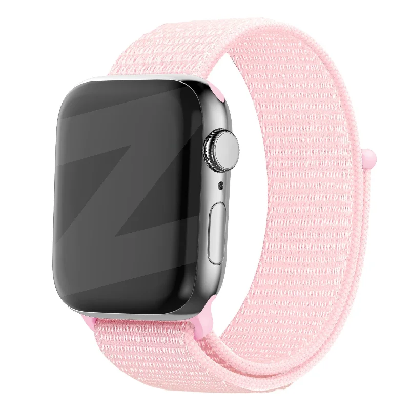 Bandz Apple Watch Nylon Strap 'Classic' (Light Pink)