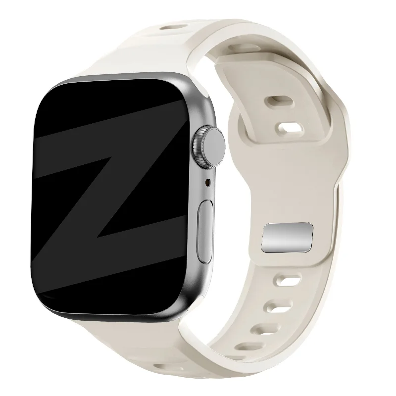 Bandz Apple Watch Silicone Strap 'Outdoor' (Starlight)