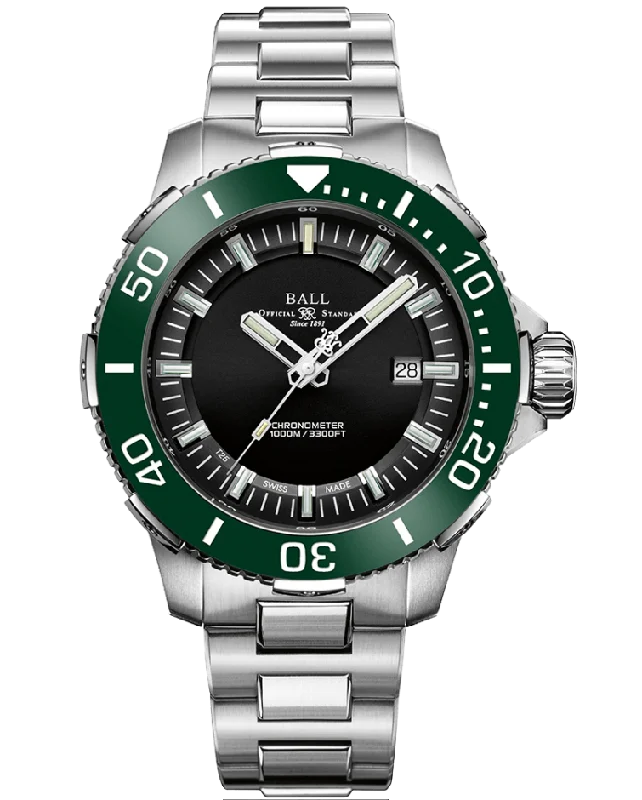 Ball Engineer Hydrocarbon DeepQuest II Ceramic - DM3002A-S3CJ-BK - Green