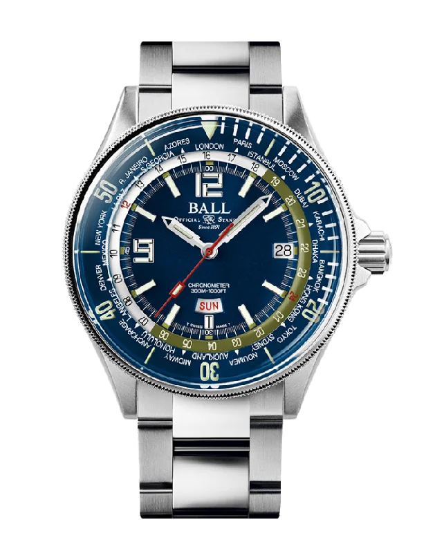 Ball - Engineer Master II Diver Worldtime (42mm) - DG2232A-SC-BE