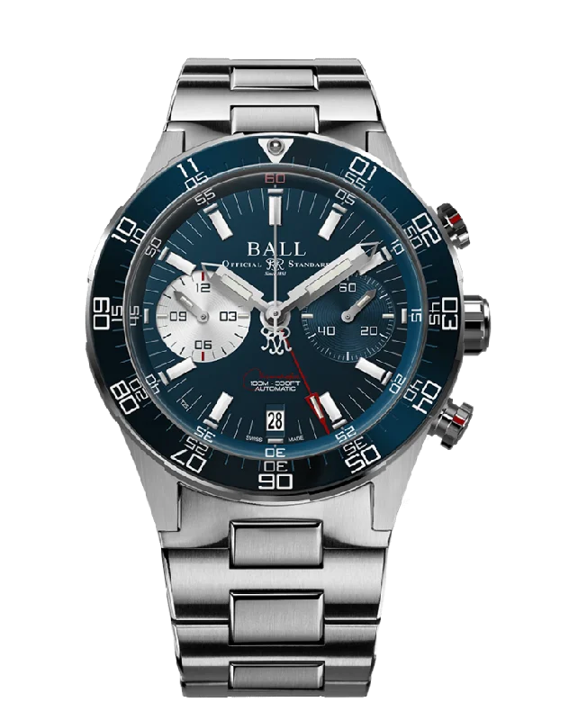 Ball Roadmaster Rescue Chronograph - DC3180C-S1CJ-BK - Blue