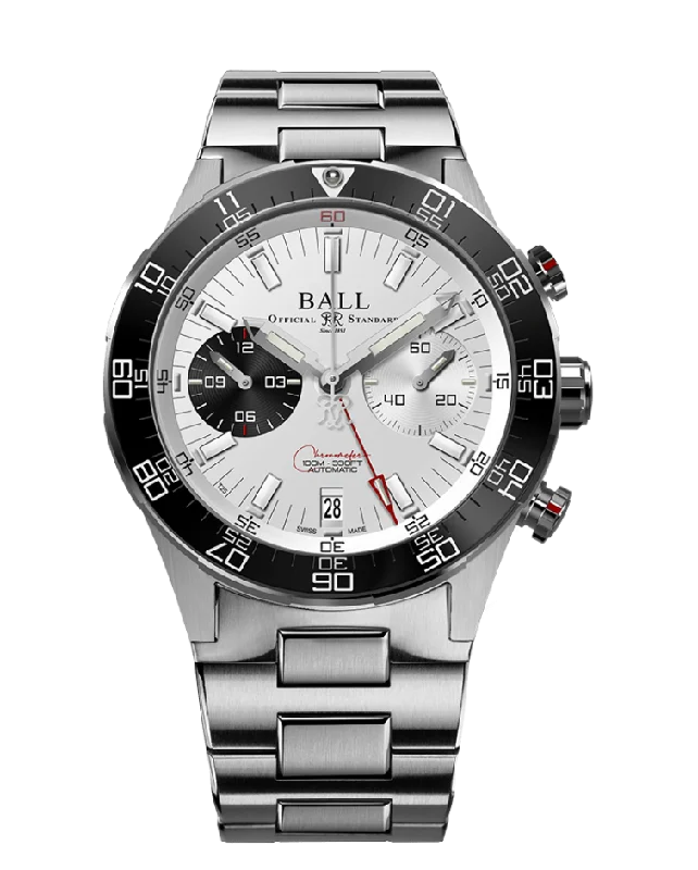 Ball Roadmaster Rescue Chronograph - DC3180C-S1CJ-BK - Silver