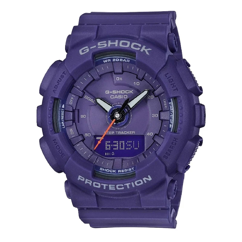 Casio Men's GMAS130VC-2A G-Shock Purple Resin Watch