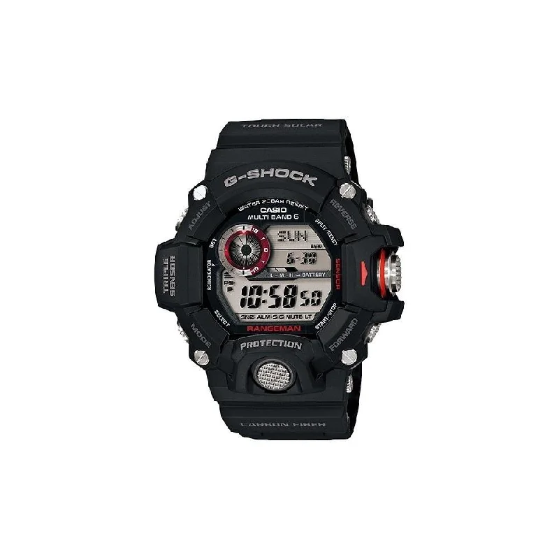 Casio Men's GW9400J-1JF G-Shock Black Carbon Fiber Watch