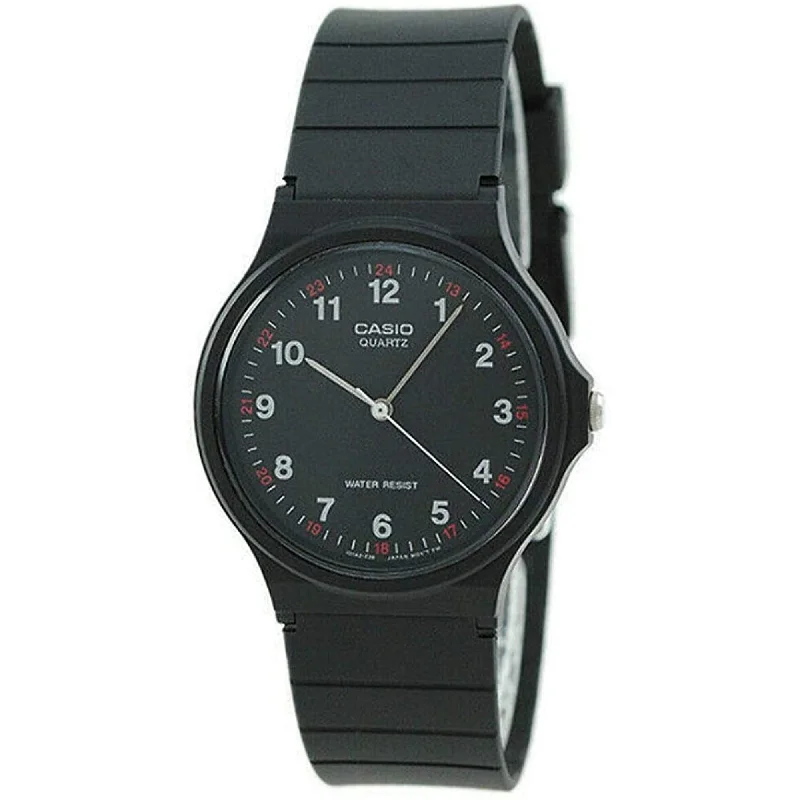 Casio Men's MQ24-1B Casio Black Rubber Watch