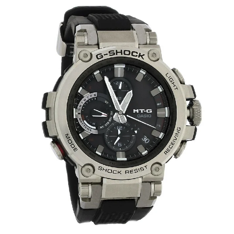 Casio Men's MTGB1000-1A G-Shock MT-G Chronograph Black Rubber Watch