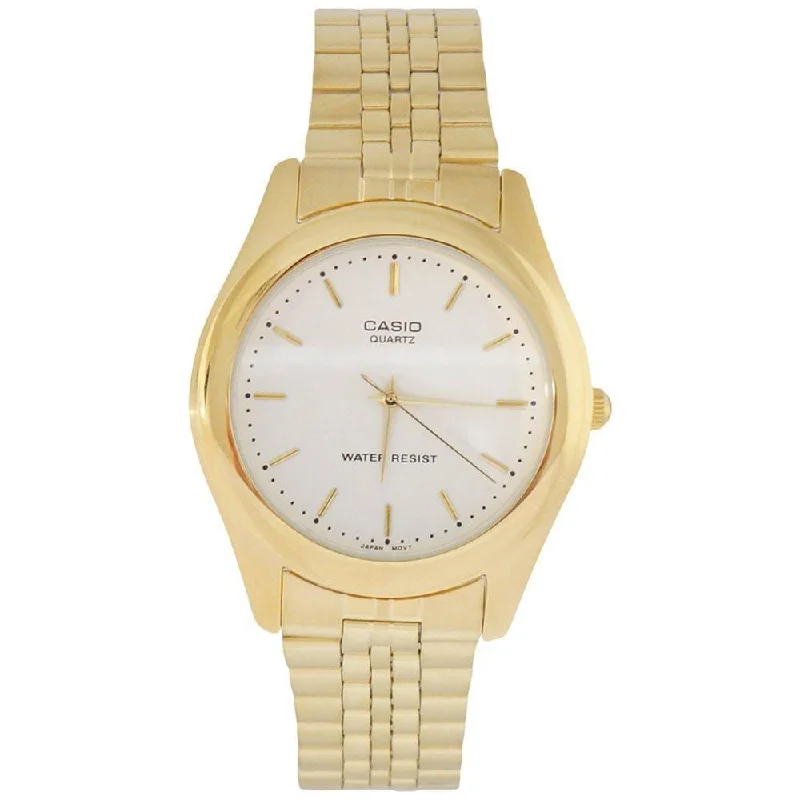 Casio Men's MTP-1129N-7A Classic Gold-Tone Stainless Steel Watch