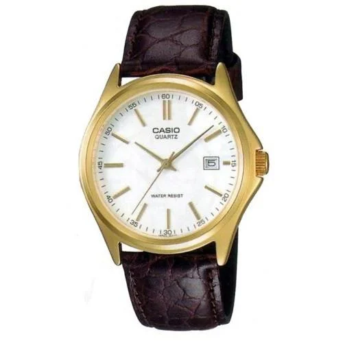 Casio Men's MTP-1183Q-7A Classic Brown Leather Watch