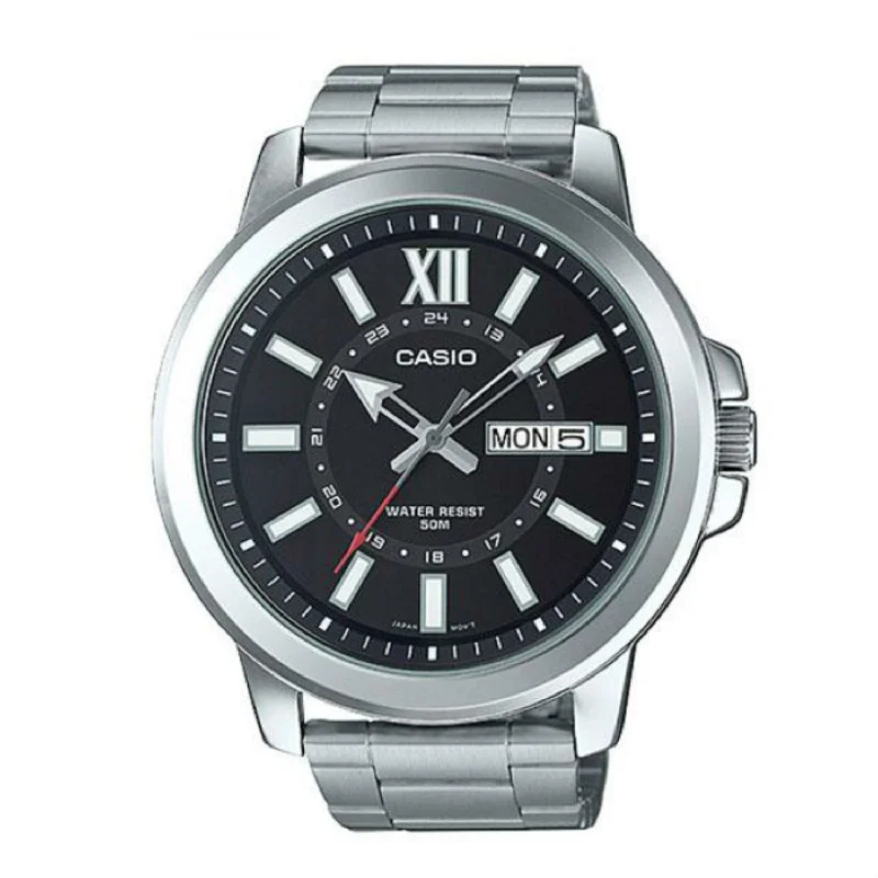 Casio Men's MTPX100D-1A Standard Stainless Steel Watch