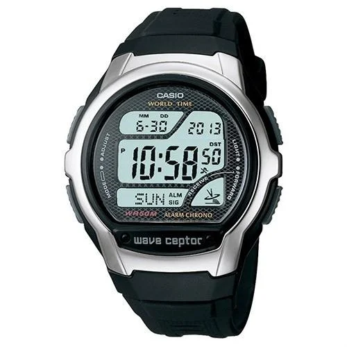 Casio Men's WV-58A-1AV Classic Digital Black Rubber Watch