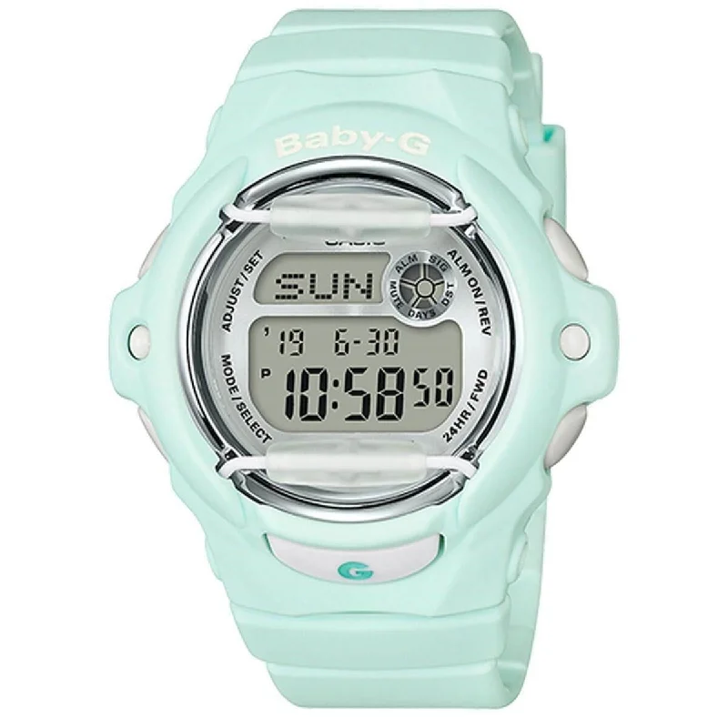 Casio Women's BG169R-3 Baby-G Blue Resin Watch