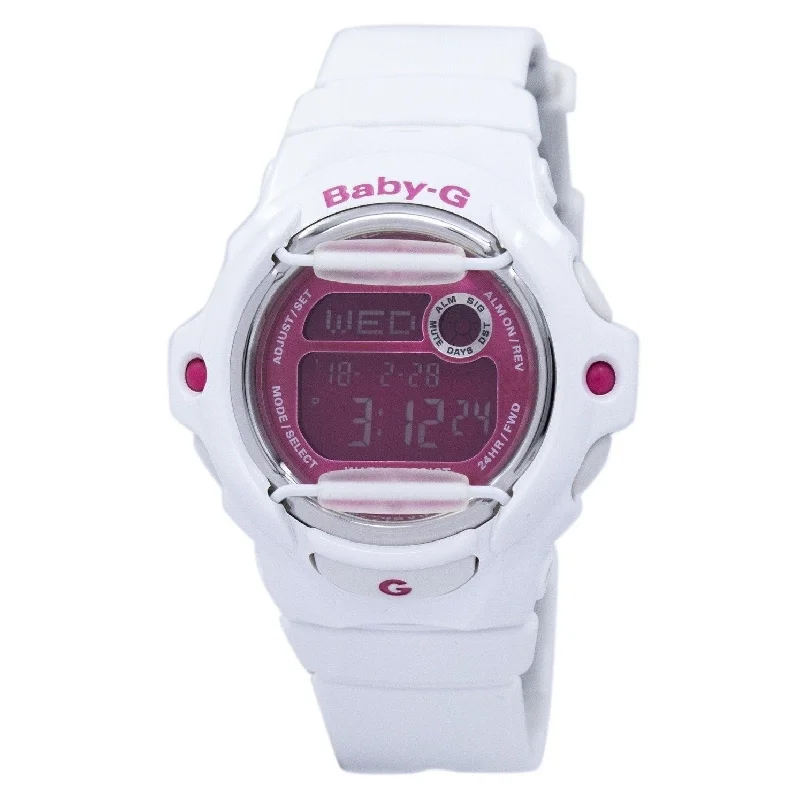 Casio Women's BG169R-7D Baby G White Resin Watch