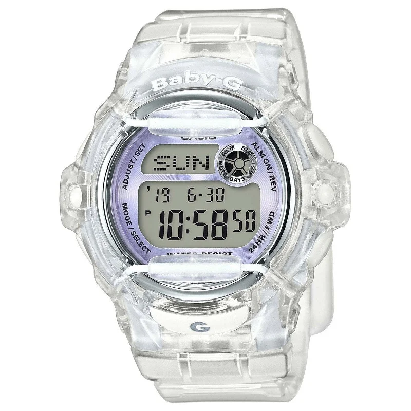 Casio Women's BG169R-7E Baby-G Digital White Resin Watch