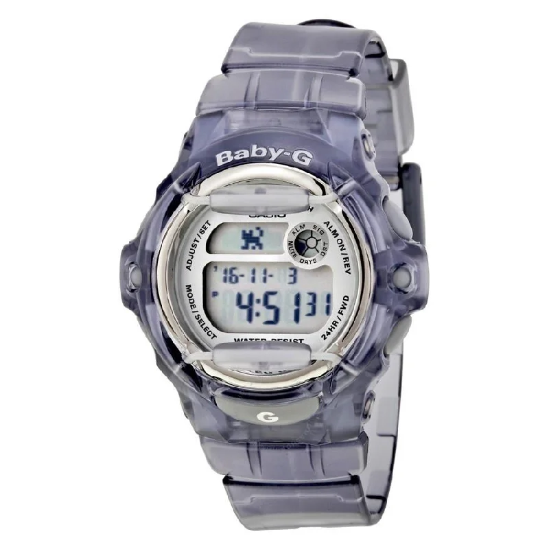 Casio Women's BG169R-8B Baby-G Digital Blue Resin Watch