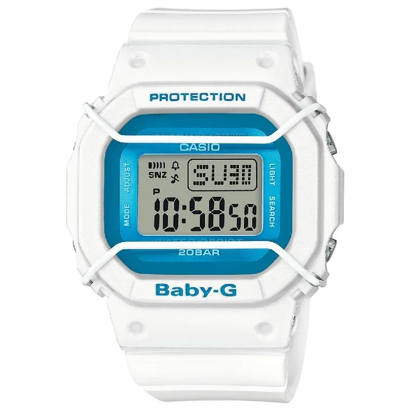 Casio Women's BGD501FS-7 Baby-G Digital White Resin Watch