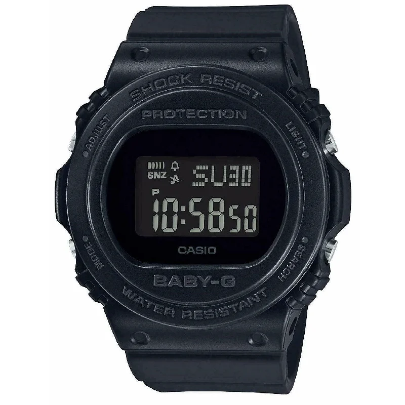 Casio Women's BGD570-1 Baby-G Black Resin Watch