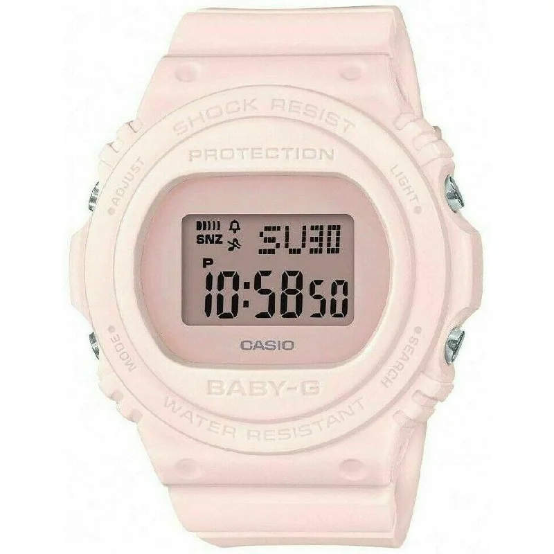 Casio Women's BGD570-4 Baby-G Pink Resin Watch