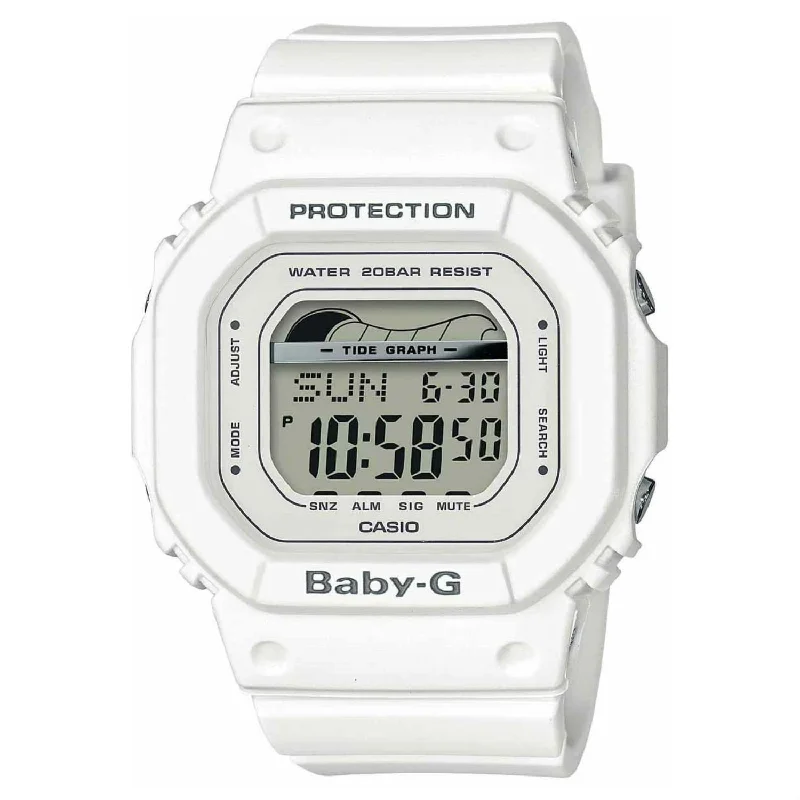 Casio Women's BLX560-7 Baby G White Resin Watch