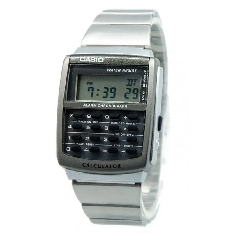 Casio Women's CA-506-1 Digital Stainless Steel Watch