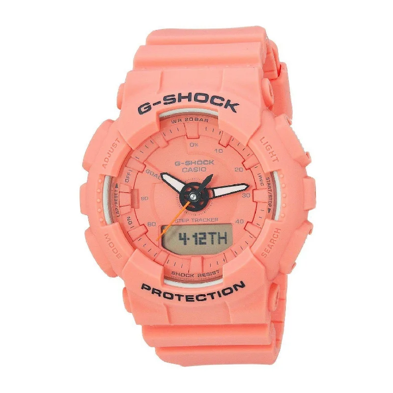 Casio Women's GMAS130VC-4A G-Shock Orange Resin Watch