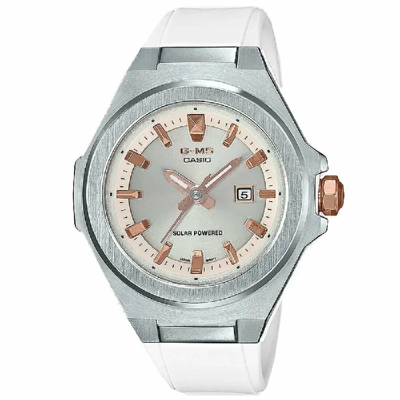 Casio Women's MSGS500-7A Baby-G  G-MS White Resin Watch