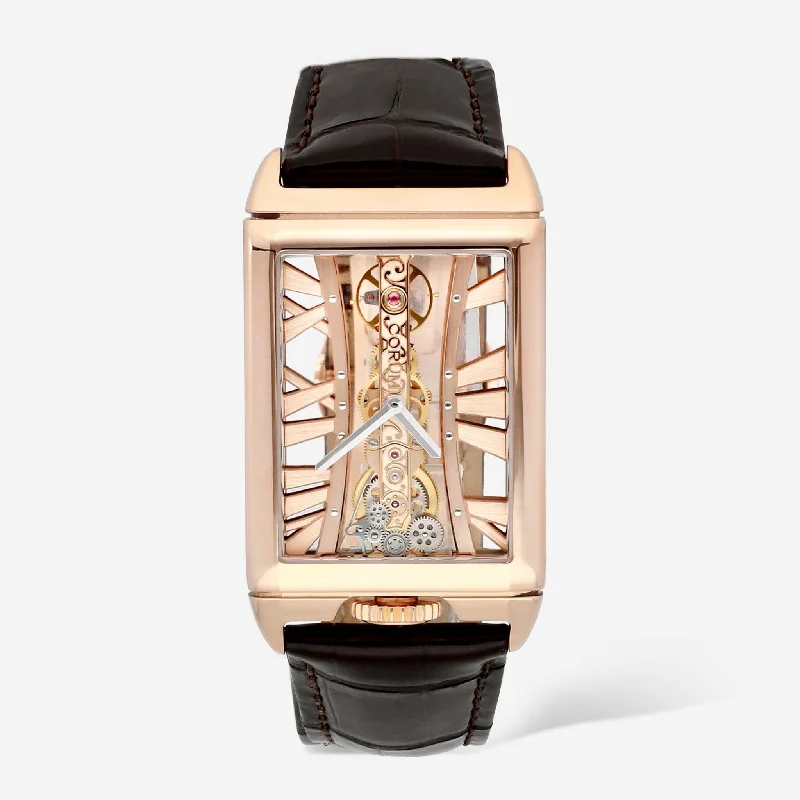 Corum Golden Bridge 18K Rose Gold Manual Wind Men's Watch B113/03044