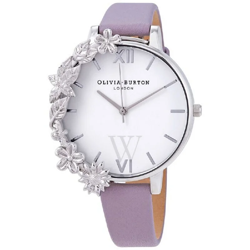 OLIVIA BURTON OB16CB05 Case Cuff White Dial Women's Watch