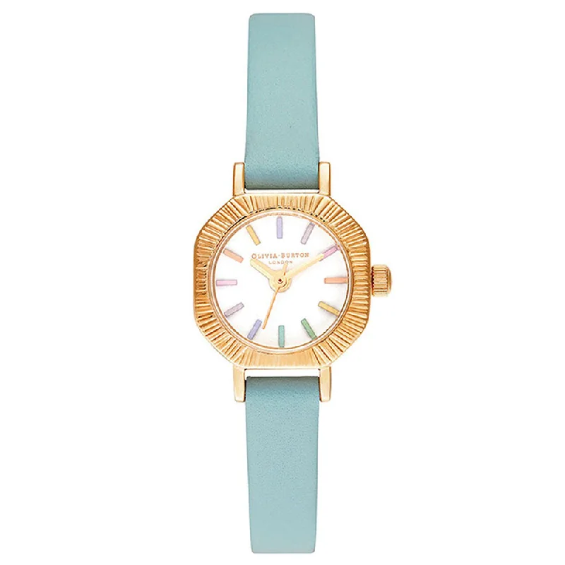 OLIVIA BURTON OB16CC53 Turqouise & Gold Women's Watch