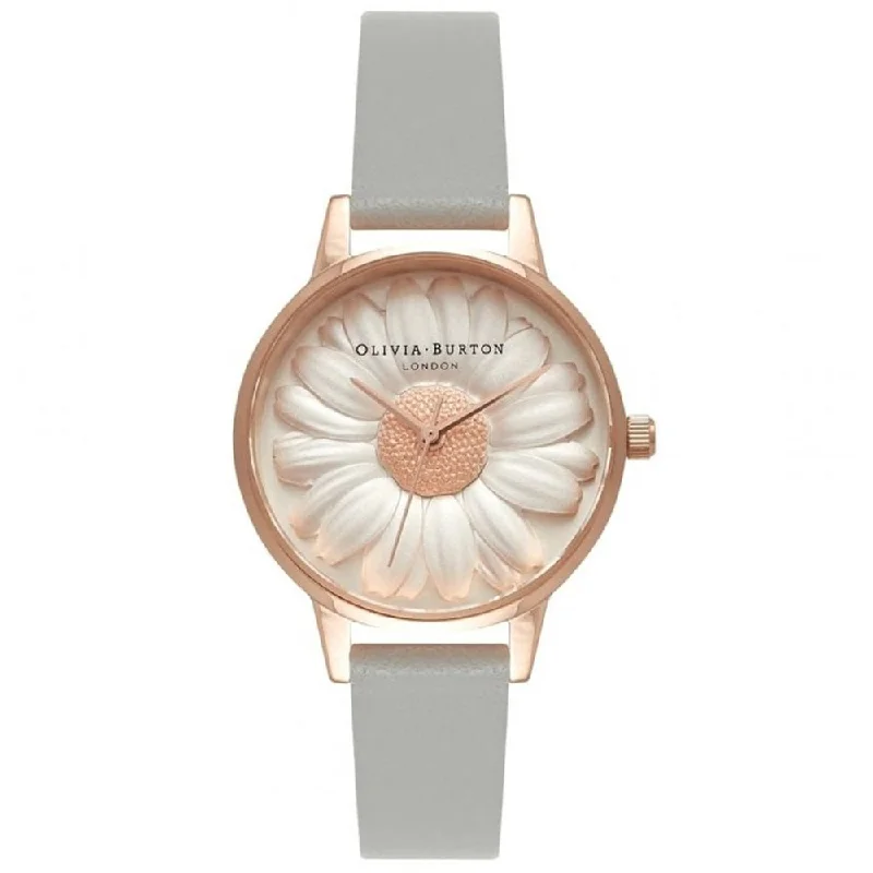 OLIVIA BURTON OB15EG50 Flower Show 3D Daisy White Dial Women's Watch