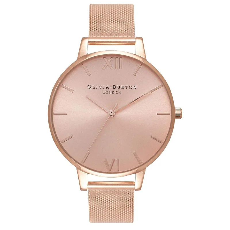 OLIVIA BURTON OB16BD102 Big Dial Rose Gold Dial Women's Watch