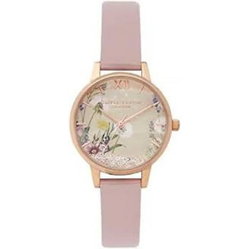 OLIVIA BURTON OB16SG04 Wishing Midi Dial Pink Strap Women's Watch