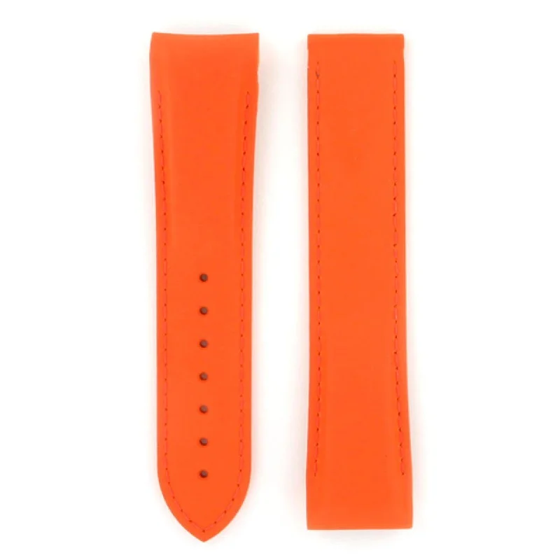 OMEGA Planet Ocean 22mm Orange Rubber Strap 98000375