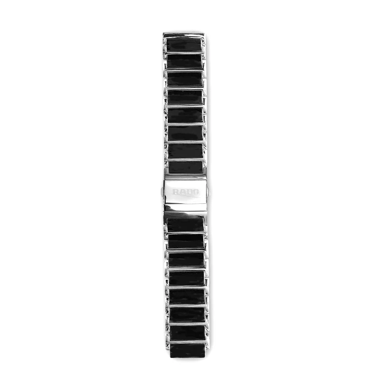 RADO CERAMIC BRACELET BLACK/STEEL POLISHED