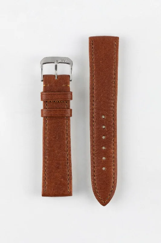 RIOS1931 WAGING Organic Watch Strap in COGNAC