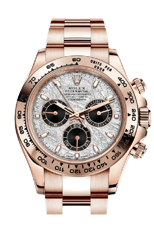 Rolex Cosmograph Daytona Meteorite Dial Rose Gold Men's Watch 116515LN