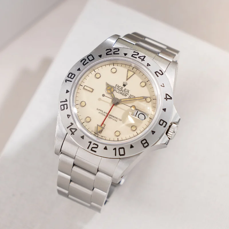 Rolex Explorer II 16550 “cream dial” with papers