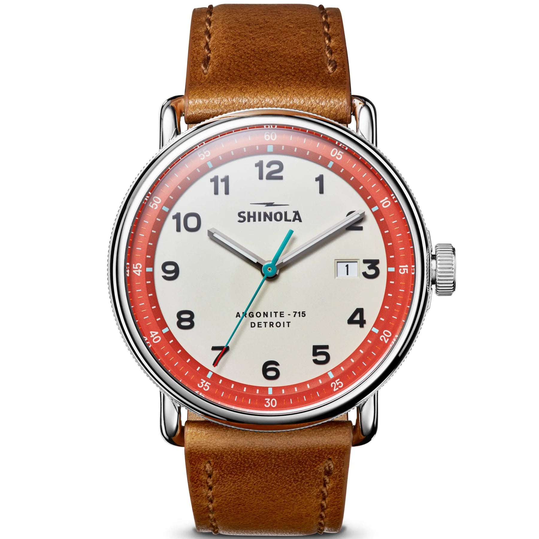 Shinola Canfield C56 43mm SS & Leather